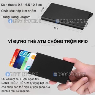 Hộp Đựng Thẻ ATM Bằng Nhôm Đa Năng