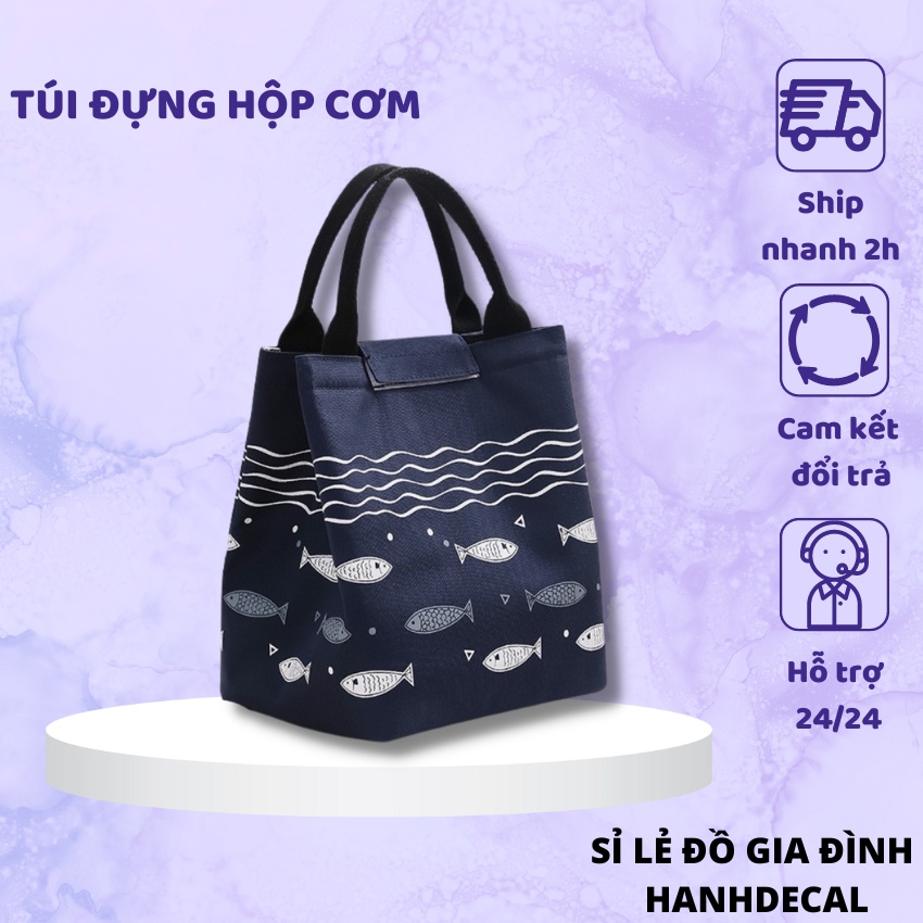 Túi đựng hộp cơm giữ nhiệt hình cá