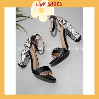 Giay sandal quai bản ngang phối màu xinh đẹp TT67