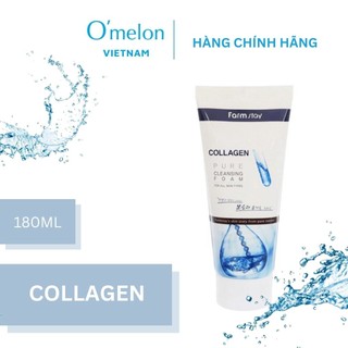 Sữa Rửa Mặt Chiết Xuất Collagen Hàn Quốc Farmstay Collagen Pure Cleansing Foam