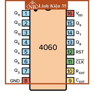 IC chức năng CD4060BE DIP16/SOP16