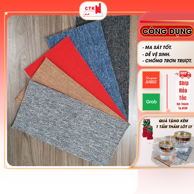 Tấm lót chân chống xe máy mặt len, đế bố 40cm x 20cm (không may biên)