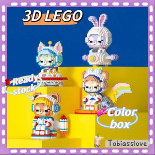 Small particle building block Lego Annie Andy luminous toy Astronaut propose birthday gift for lovers