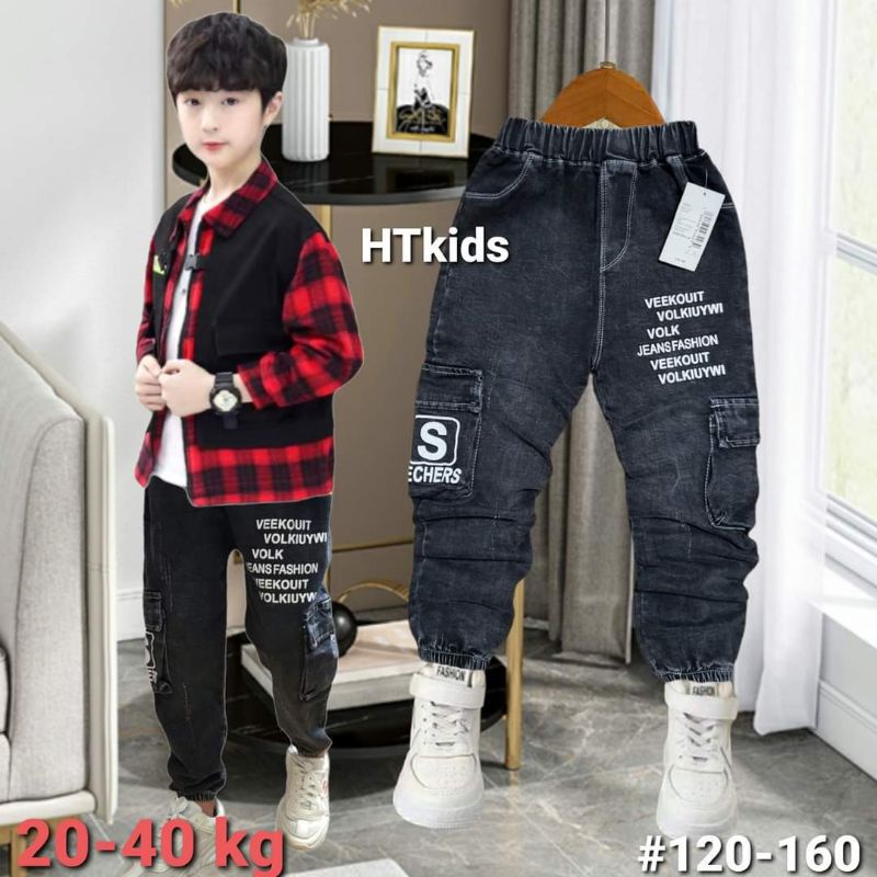 XẢ KHO QUẦN BÒ DÀI  BÉ BO GẤU TRAI SIZE 22_48KG