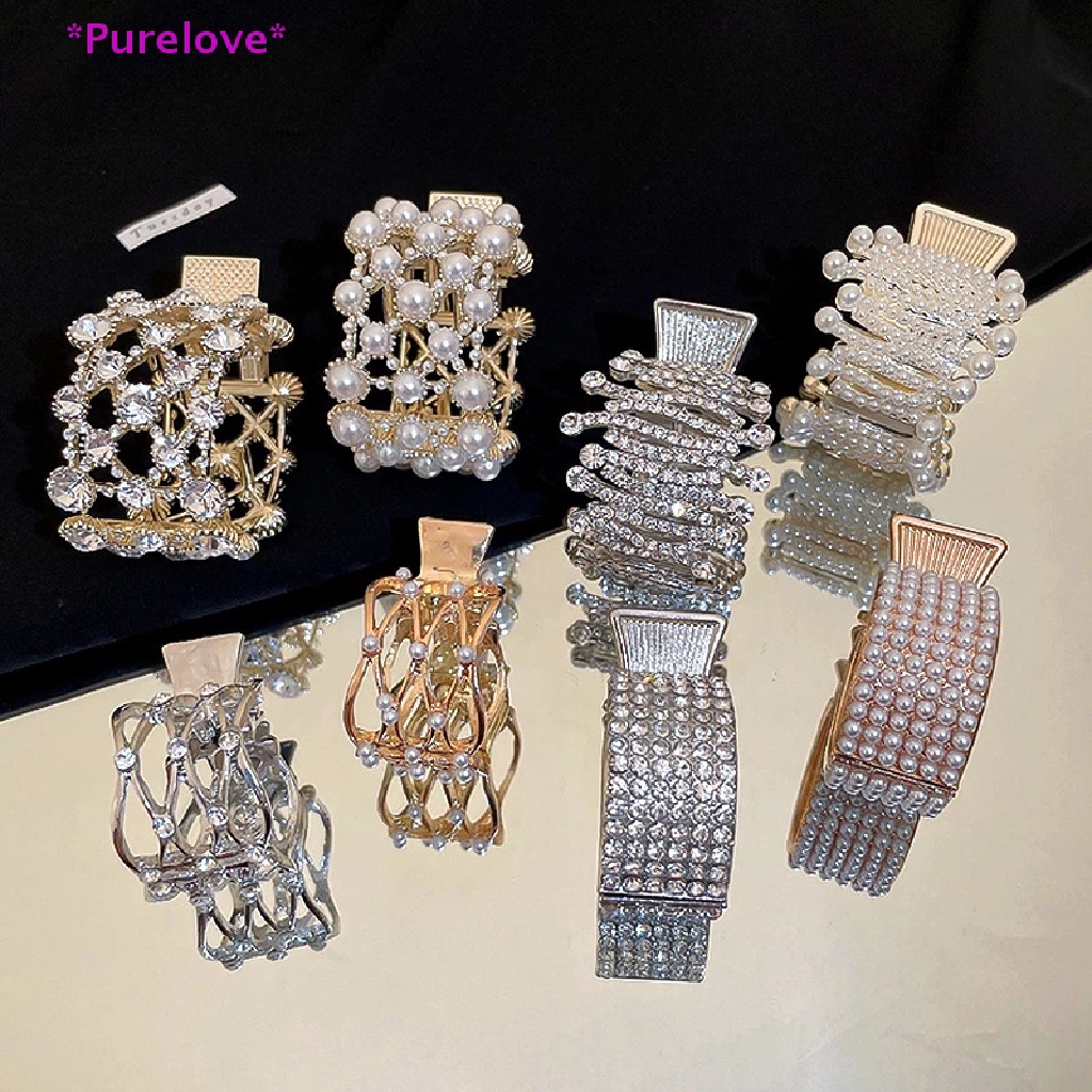 Kẹp Tóc Đuôi Ngựa Đính Ngọc Trai Giả Xinh Xắn Cho Bạn Gái Mới