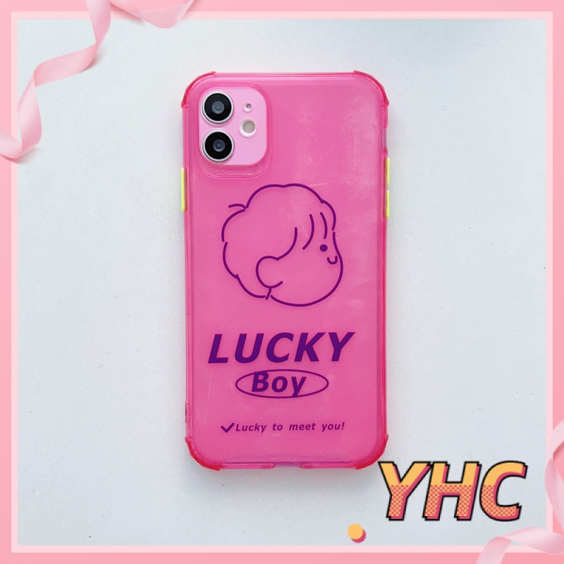 Ốp Điện Thoại Màu Kẹo Hình Bé Trai / Bé Gái Cho iPhone 6 / S6 / 6S / 6splus / 7 / 7plus / 8 / 8plus / X / xr / xs / 11promax-803