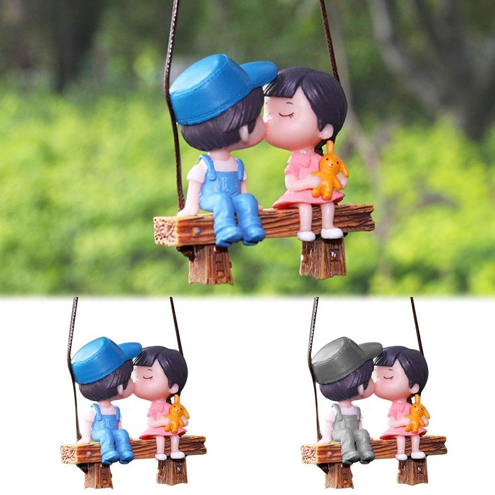 Dây Treo Trang Trí Gương Chiếu Hậu Xe Hơi Hình Nụ Hôn Cho Nữ