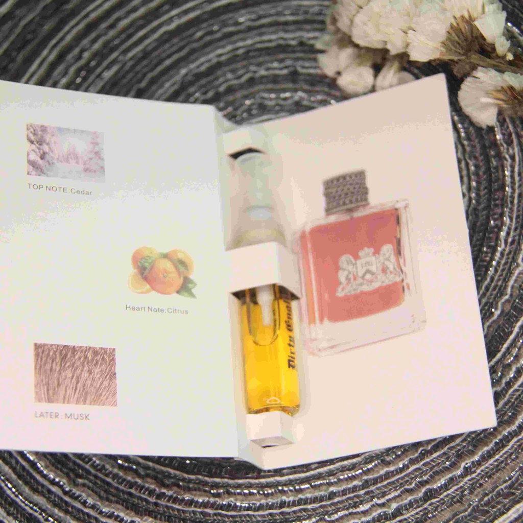 Nước hoa mini Juicy Couture Dirty English for Men 2ml nhỏ nữ nam Hương thơm