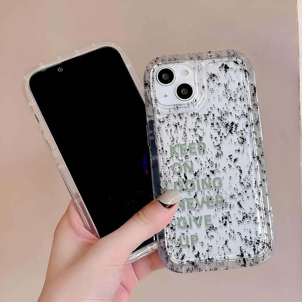 Ốp Điện Thoại Trong Suốt Họa Tiết Chấm Bi Có Túi Khí Chống Sốc Cho iphone 14promax 11 13 12 7Plus X XS Max