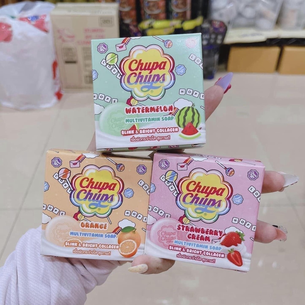 Xà phòng Chupa Chups Multivitamin Soap Thái Lan