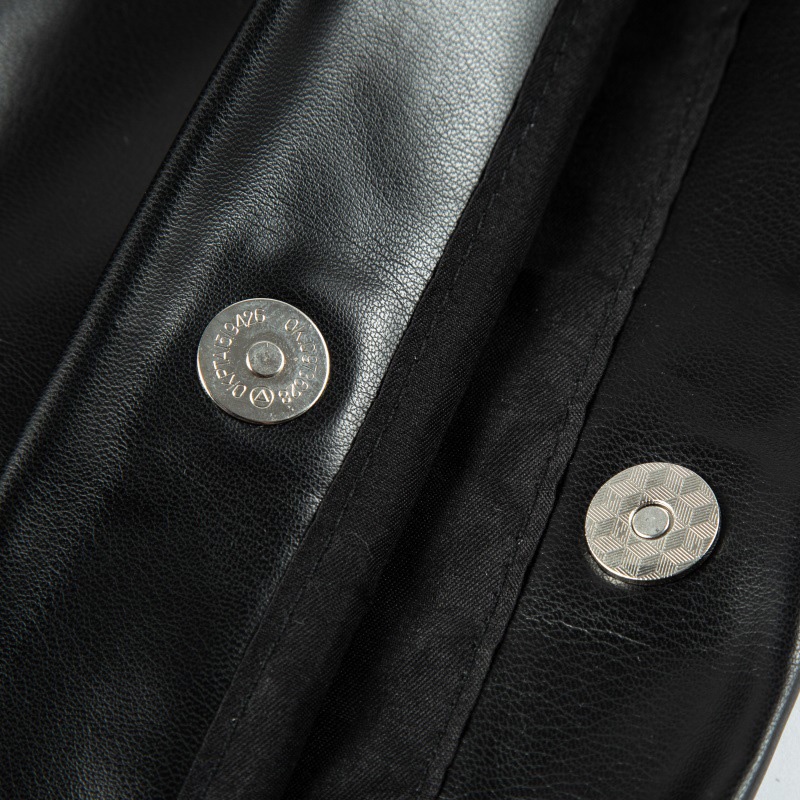 IELGY Túi Đeo Chéo Da Mềm Cỡ Lớn Phối Dây Xích acrylic Thời Trang Cho Nữ