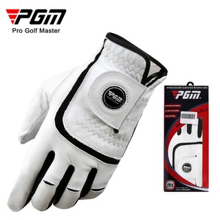 1 găng tay da cừu đánh golf trái phải chống trượt cho nam