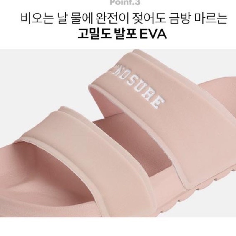 Dép Shoopen Casual Sandal quai kép màu hồng