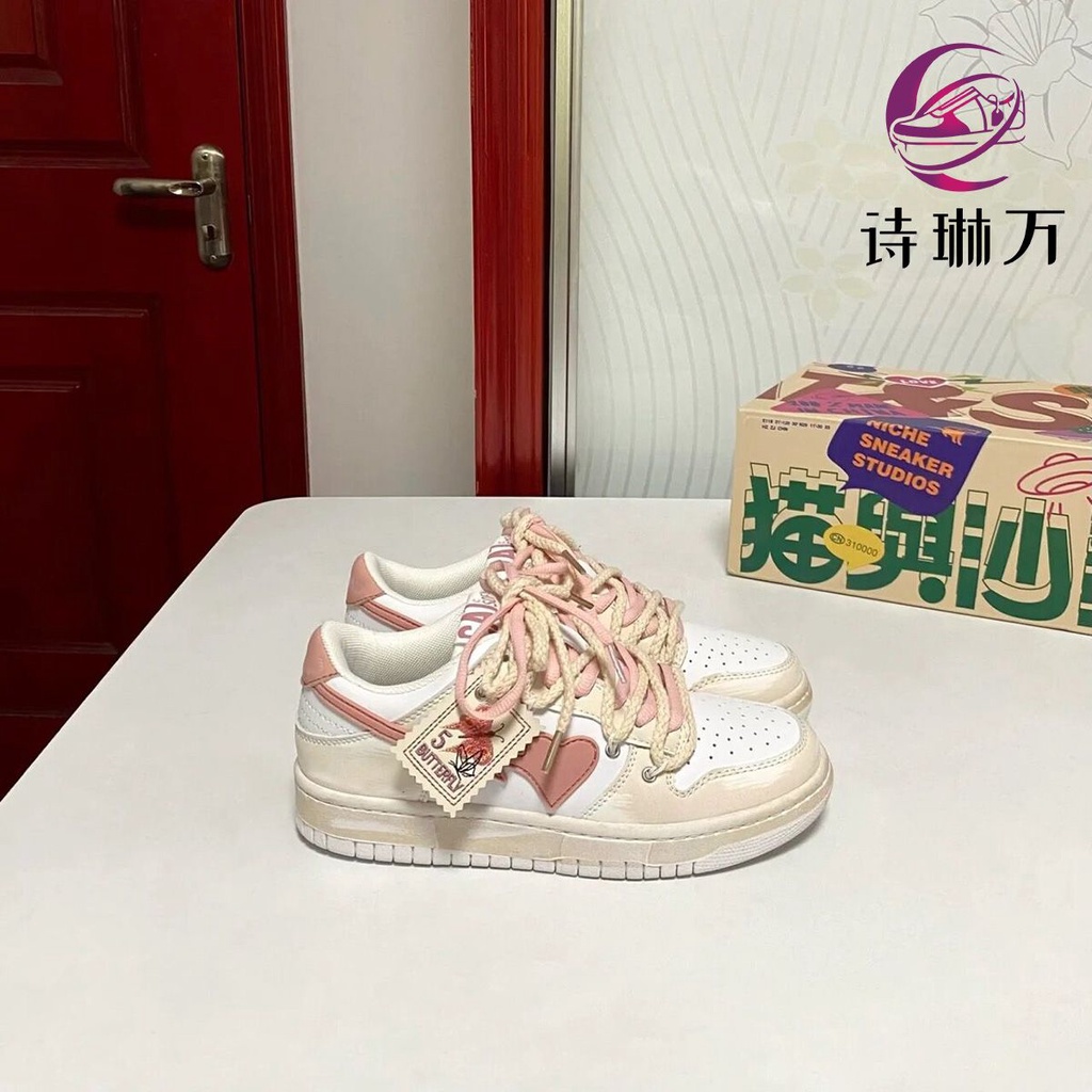 Giày Thể Thao Màu Trắng Thoáng Khí Thời Trang Mùa Thu Mới 2022 Cho Nữ