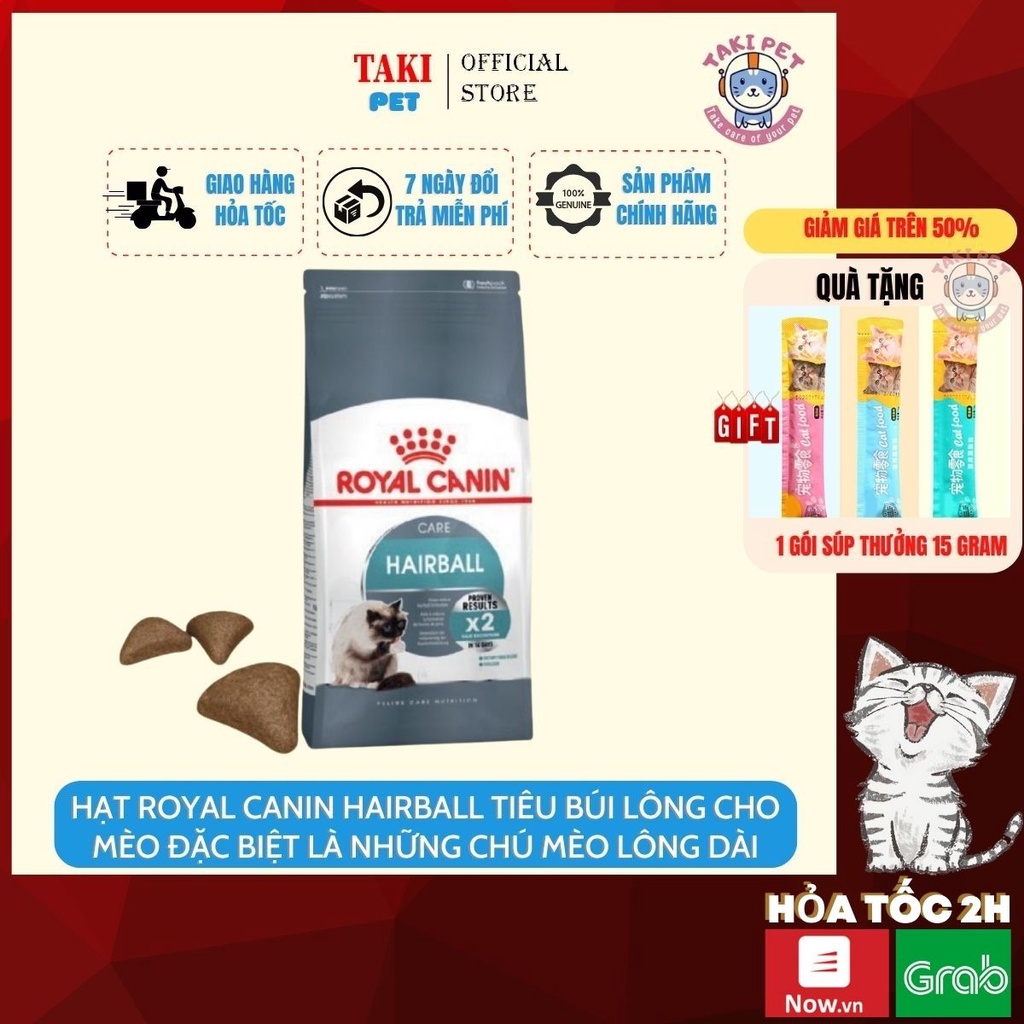Hạt Royal Canin Hairball Tiêu Búi Lông Cho Mèo đặc biệt là những chú mèo lông dài 400g và 2kg