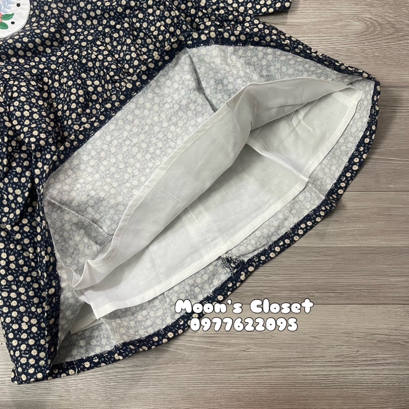 XD- Váy hoa nhí vintage PHLONA size 12/18m-8y