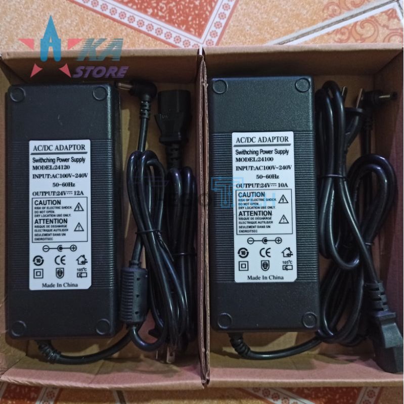 Nguồn adapter 24V10A hàng loại tốt, chất lượng đủ dòng - Kèm dây nguồn