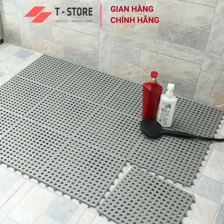 💖Freeship+💖Thảm nhựa lỗ chống trơn trượt, tấm nhựa ghép lót sàn nhà vệ sinh, vỉ nhựa lót sàn chống trượt an toàn nhà tắm