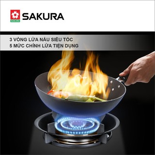 Bếp gas âm SAKURA SG-2668GB (Hàng Chính hãng - Bảo hành 24 tháng)