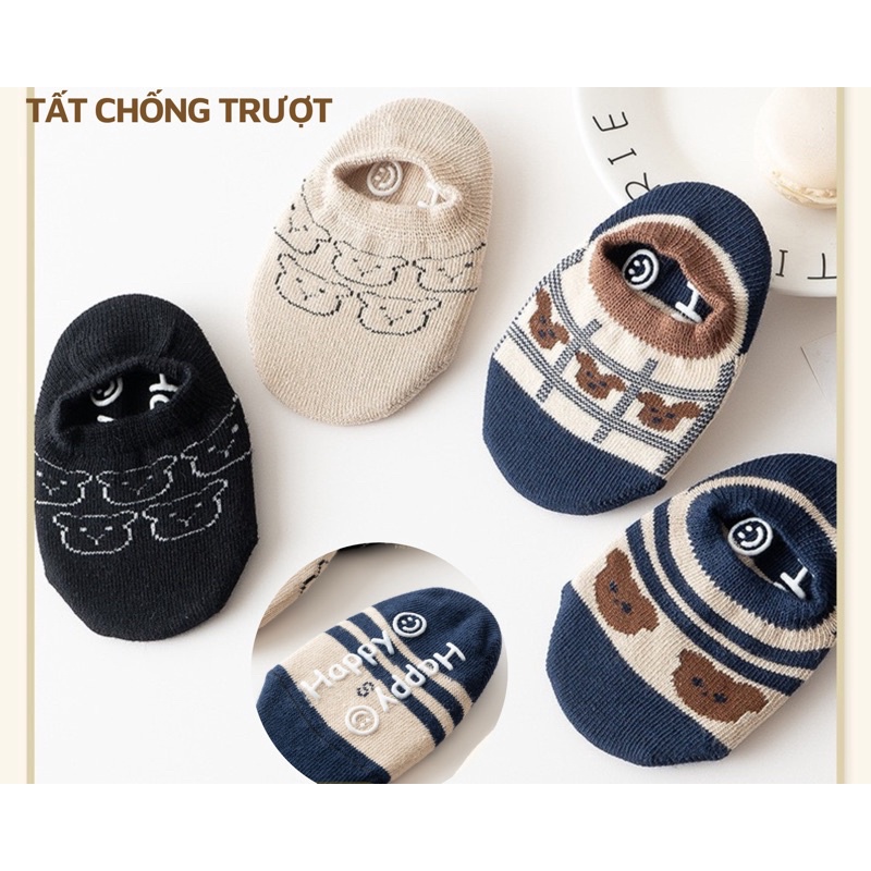 Tất Thú, Vớ Hình Thú Cổ Ngắn Chống Trượt Cho Bé