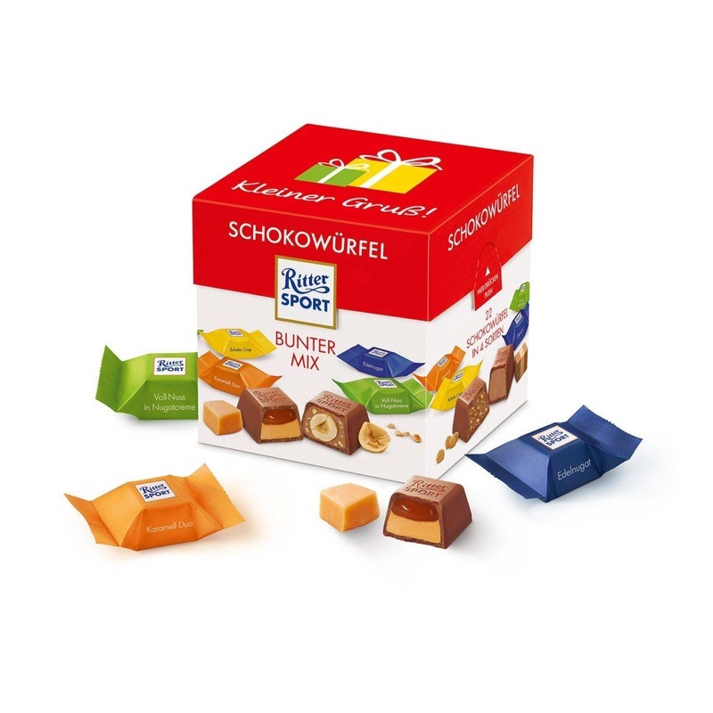 SOCOLA RITTER SPORT HỘP GIẤY 176GRAM