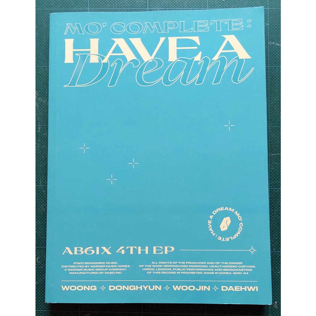 AB6IX-MO HOÀN THÀNH: CÓ Phiên bản Album mơ ước Unpacked No Card Kpop CD Poster
