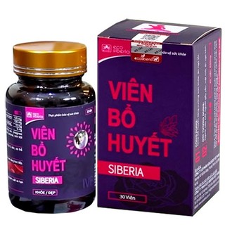 Viên bổ huyết Siberia giúp bổ máu, tăng cường sức khỏe