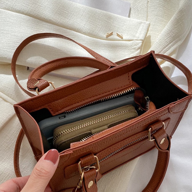 Túi Đeo Chéo Vai Có Khóa Kéo Thời Trang Sành Điệu Cho Nữ