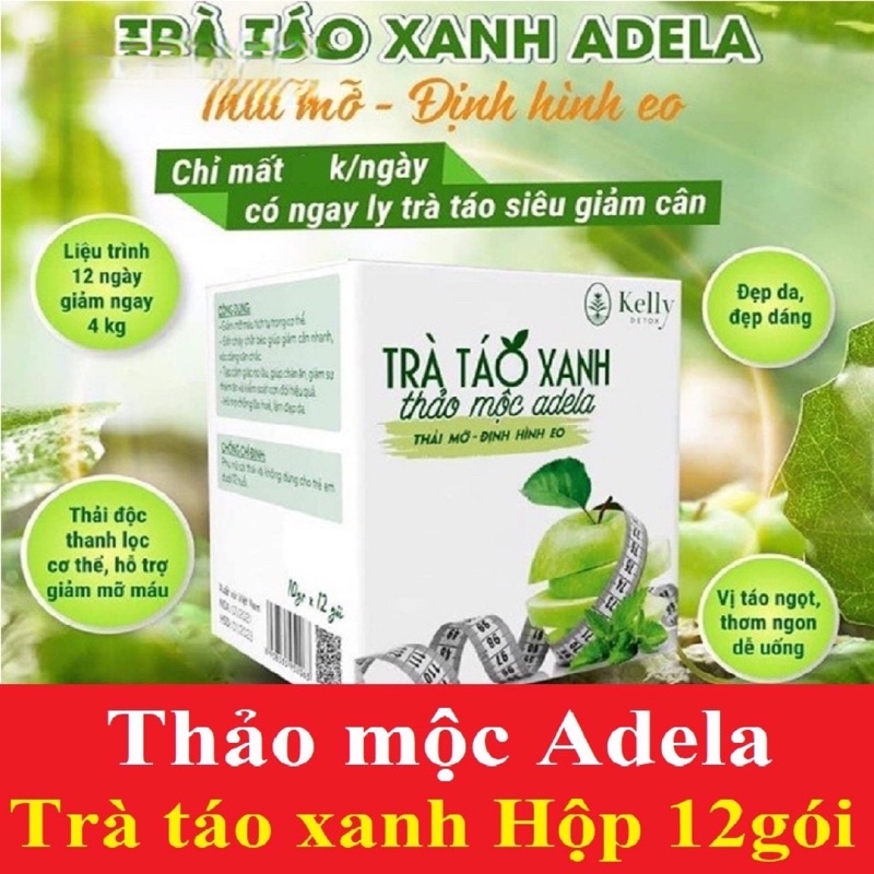 TRÀ THẢO MỘC TÁO XANH CHÍNH HÃNG 12 gói