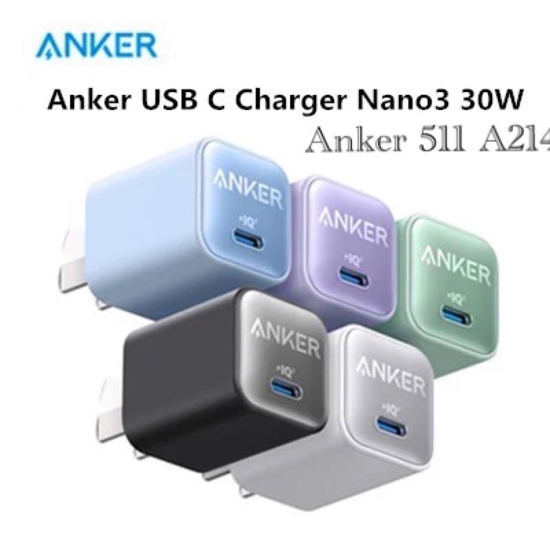 Củ sạc 30W Anker 511 A2147 1 cổng Type C