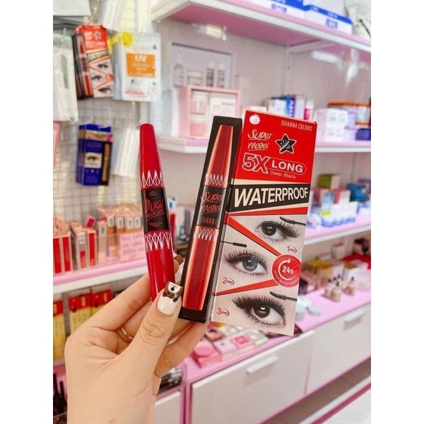 Chuốt mi 2 đầu sivanna super model 5x long deep