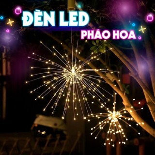 Đèn LED Pháo hoa Firework bộ 5 chùm 500 bóng Dây Đèn LED Trang trí Đèn Thả Pháo hoa DECOR Nhà cửa dịp Lễ Tết