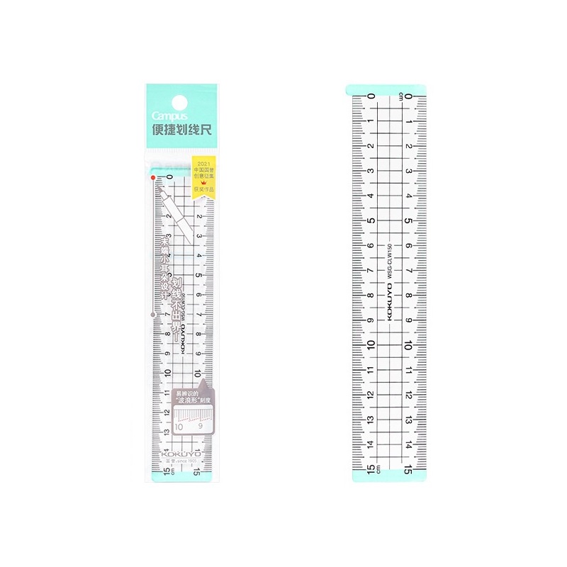 Thước Đo Hai Mặt Bằng Acrylic Trong Suốt 15cm C7272