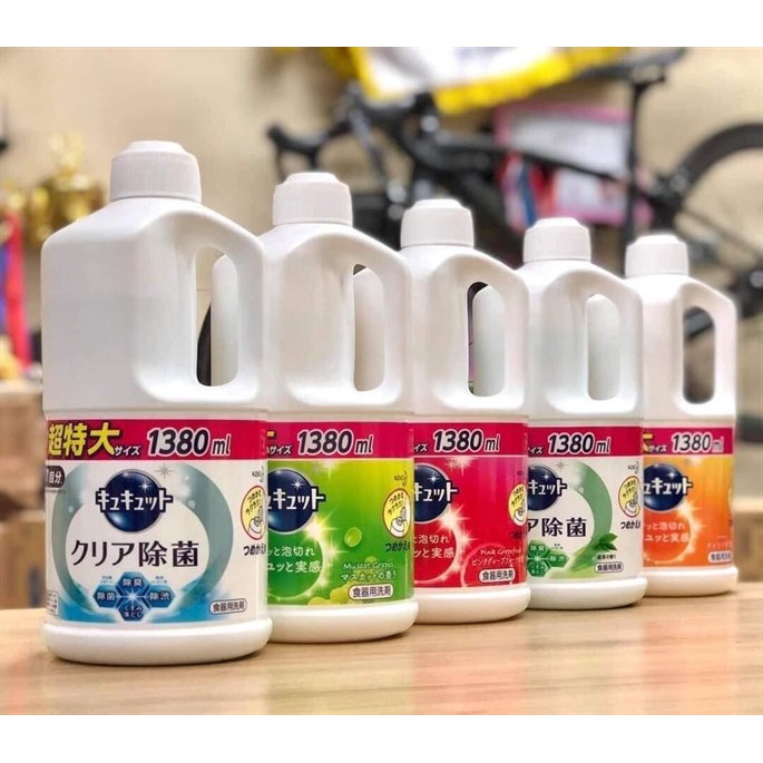 Nước Rửa Bát KAO Nhật Bản  Đậm Đặc 6 Mùi Hương An Toàn Cho Da Tay