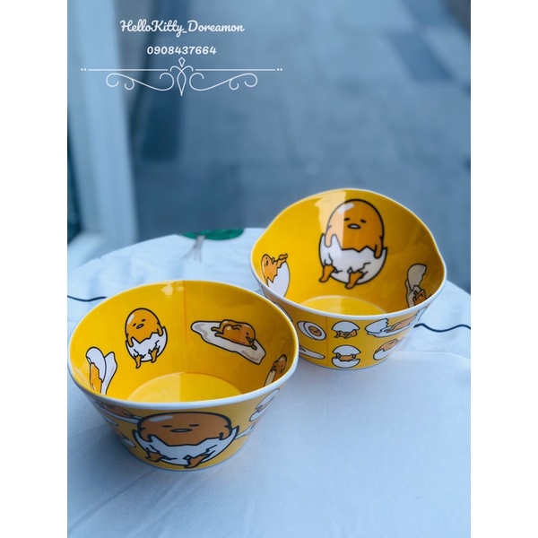 Chén Thìa tô trứng vàng melamin