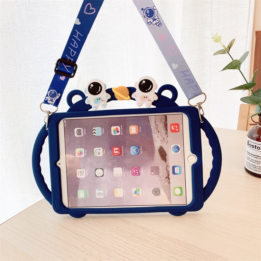 Ốp Máy Tính Bảng Silicone Mềm Chống Sốc In Hình Cáo Phi Hành Gia Cho iPad 10th Gen 2022 10.9inch