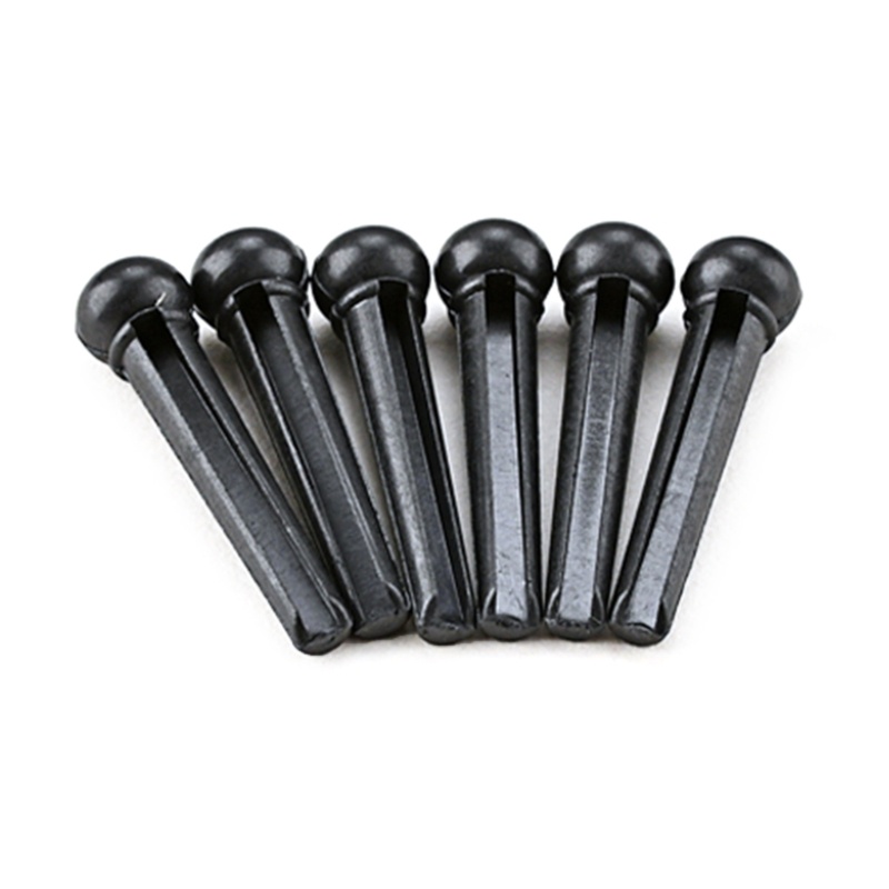 Bộ 6 Cái Ngựa Đàn Guitar Bằng Nhựa Nhiều Kiểu Dáng Với Chấm Abalone