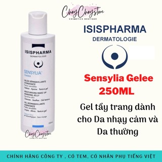 [TEM CTY] Tẩy Trang ISIS PHARMA Sensylia Gelee 250ML - Gel tẩy trang dành cho da nhạy cảm và da thường