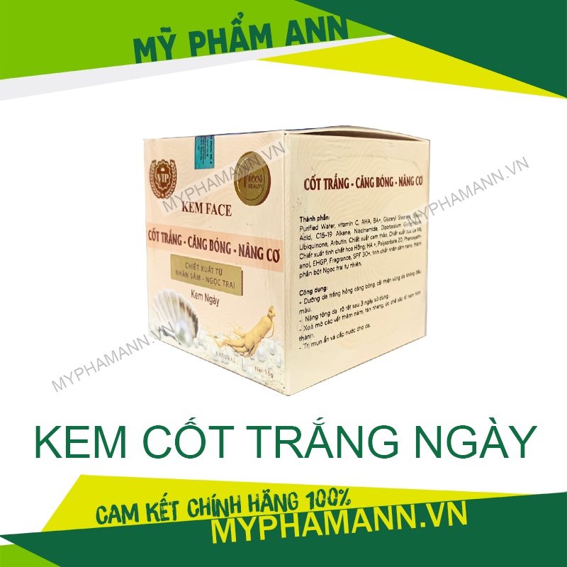 Kem Face Cốt Trắng Nikos Beauty Chính Hãng Phiên Bản 15gr