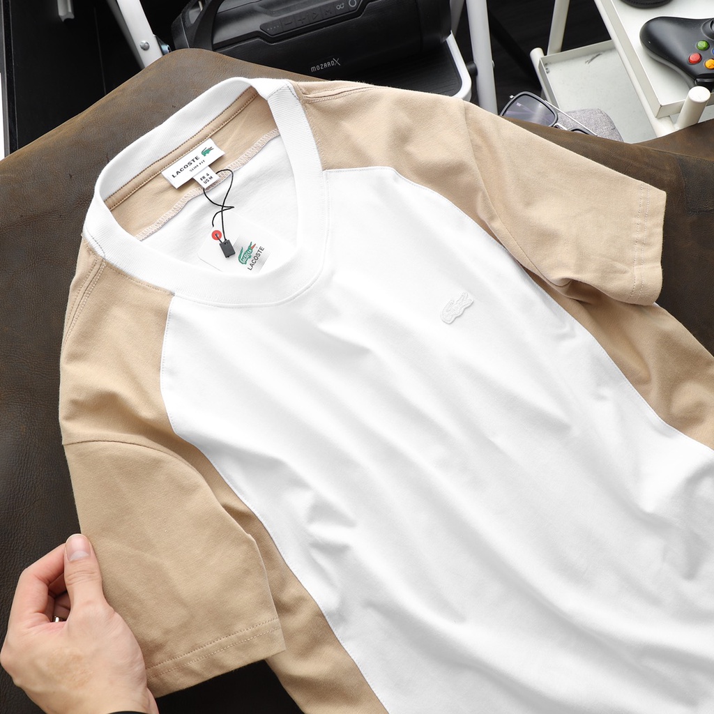 Áo thun Lacoste, MWSHOP, chất liệu cá sấu cotton co giãn 4 chiều, chuẩn phom slim, mặc thoải mái thấm hút mồ hôi