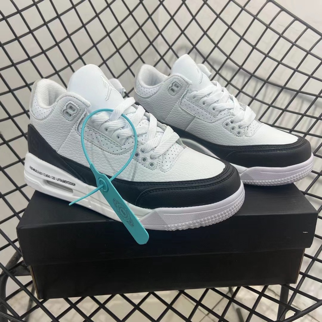 Giày Thể Thao Nike Air Jordan 3 Phối Lưới Thoáng Mát Cá Tính Cho Nam Nữ