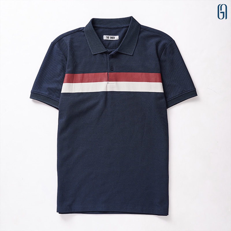 Áo Polo nam Holland Polo Shirt phối màu xen kẽ, 100% cotton, thoáng mát - THE GMEN ELEGANT EST 2017