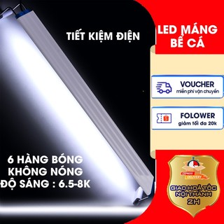 Đèn led bể cá 20cm 3 chế độ màu wrgb, led thuỷ sinh cho bể cá 20cm dành cho bể kích thước từ 20-30cm