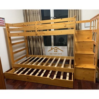 GIƯỜNG BA TẦNG CHO BÉ GT101 ( Hàng CAO CẤP)
