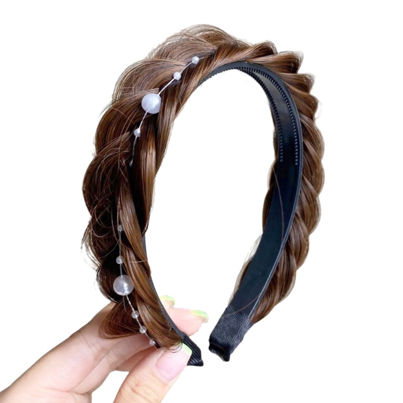 Flgo Băng Đô Bện Bằng Lông Thú Vô Hình