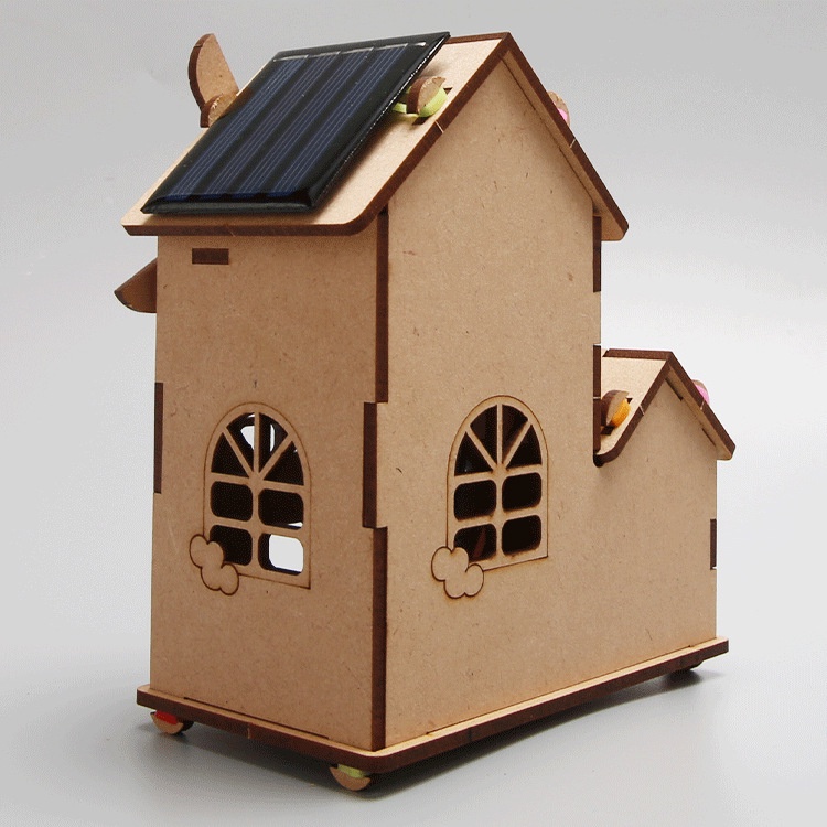 Đồ chơi Stem - Lắp ghép mô hình Ngôi Nhà Cối Xay Gió chạy Năng Lượng Mặt Trời. Đồ chơi giáo dục sáng tạo an toàn cho bé