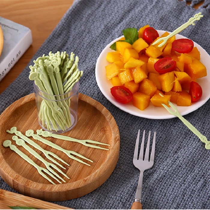 Set 50 Nĩa Ăn Trái Cây Hình Dáng Dễ Thương