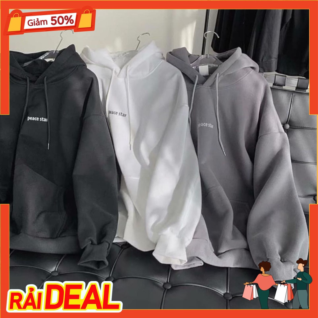 Áo hoodie nam nữ Peace skydreamx, Áo khoác sweater form rộng chất nỉ bông ấm áp