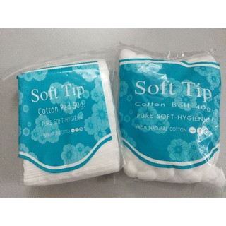 Bông tẩy trang Soft tip Thái Lan 50g