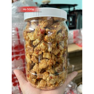 Tóp Mỡ Rim Tỏi ớt ( Hủ khổng lồ 500g) tặng sốt tắc